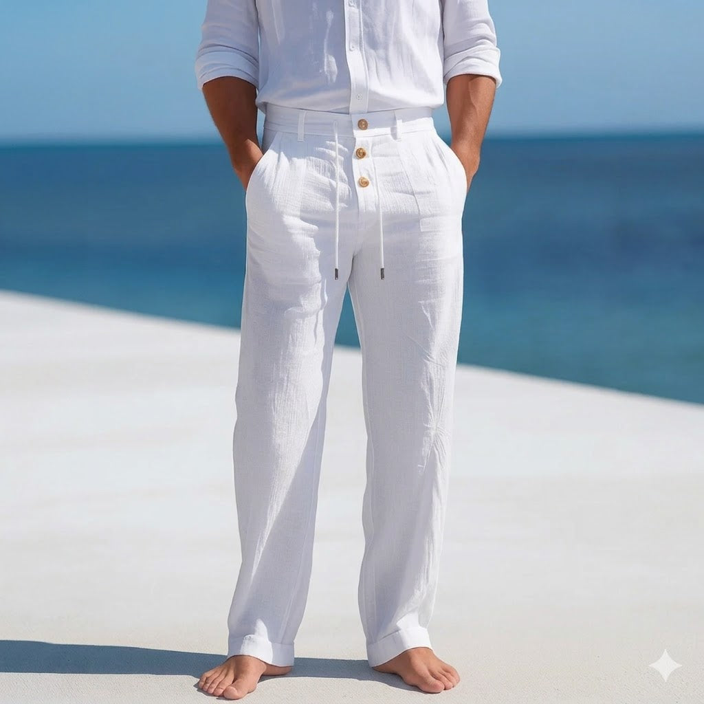 Leichte Leinenhose für Herren