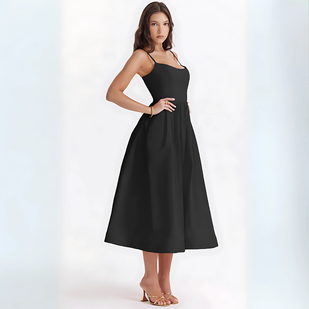 Damen Midikleid mit Trägern