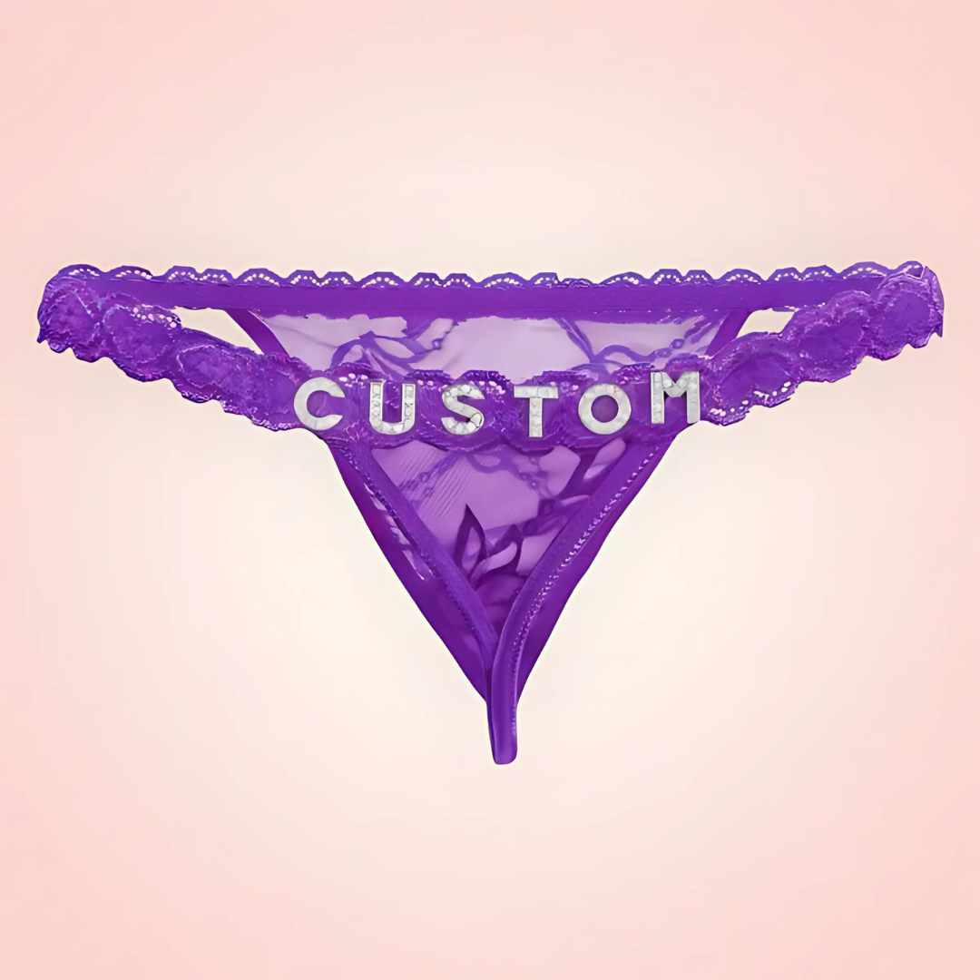String Dentelle Personnalisé avec Prénom ou Message