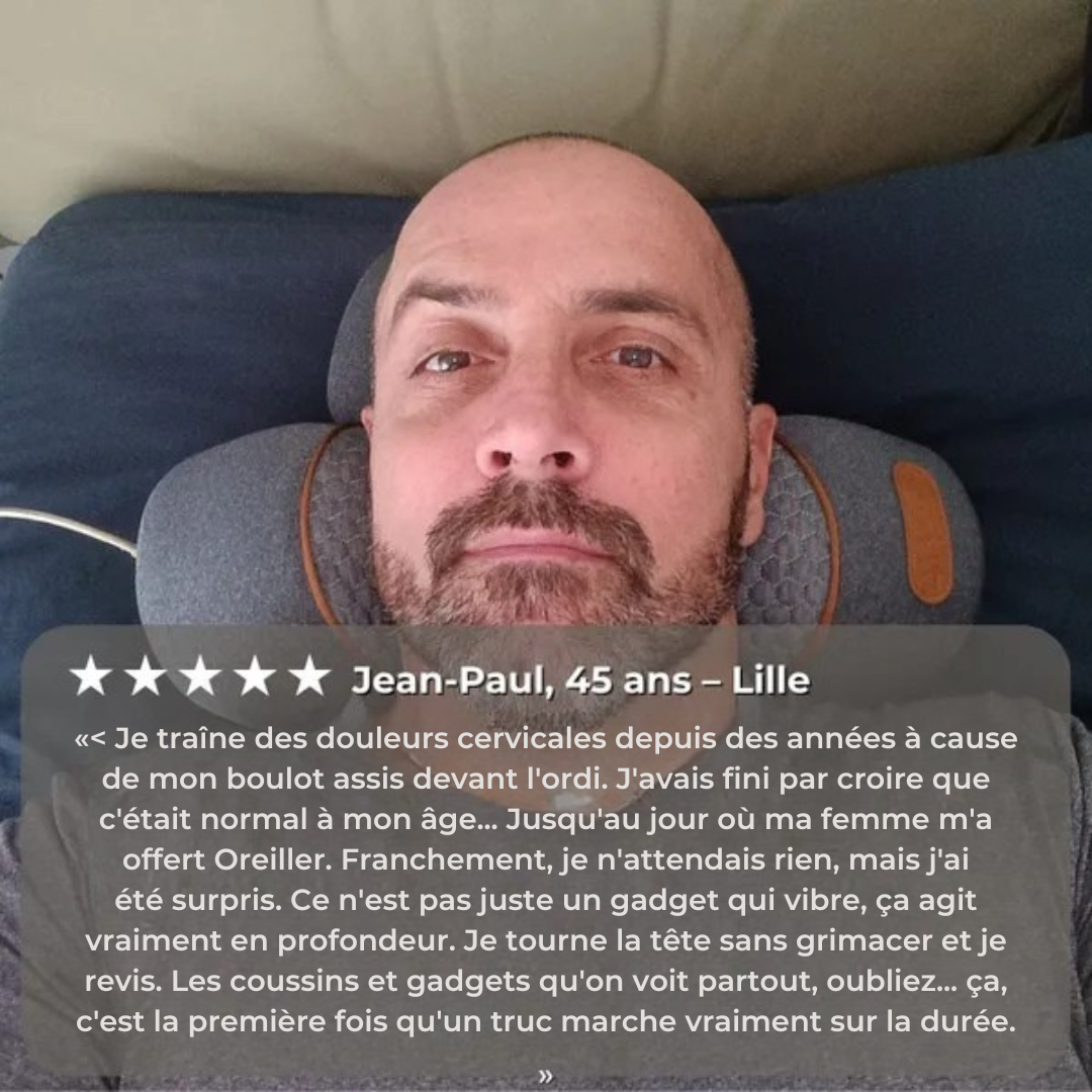 Oreiller ergonomique 3-en-1