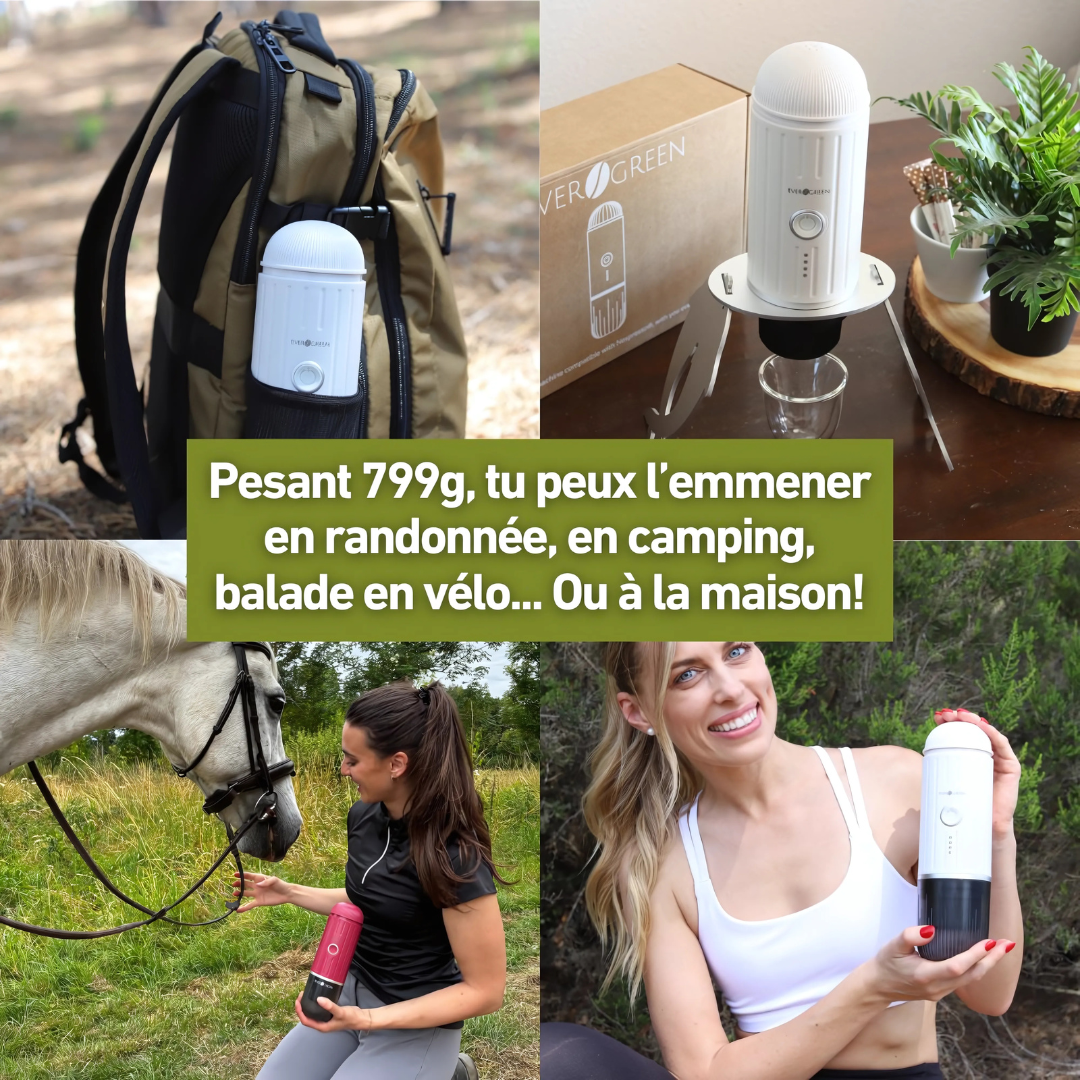 Cafetière portable manuelle