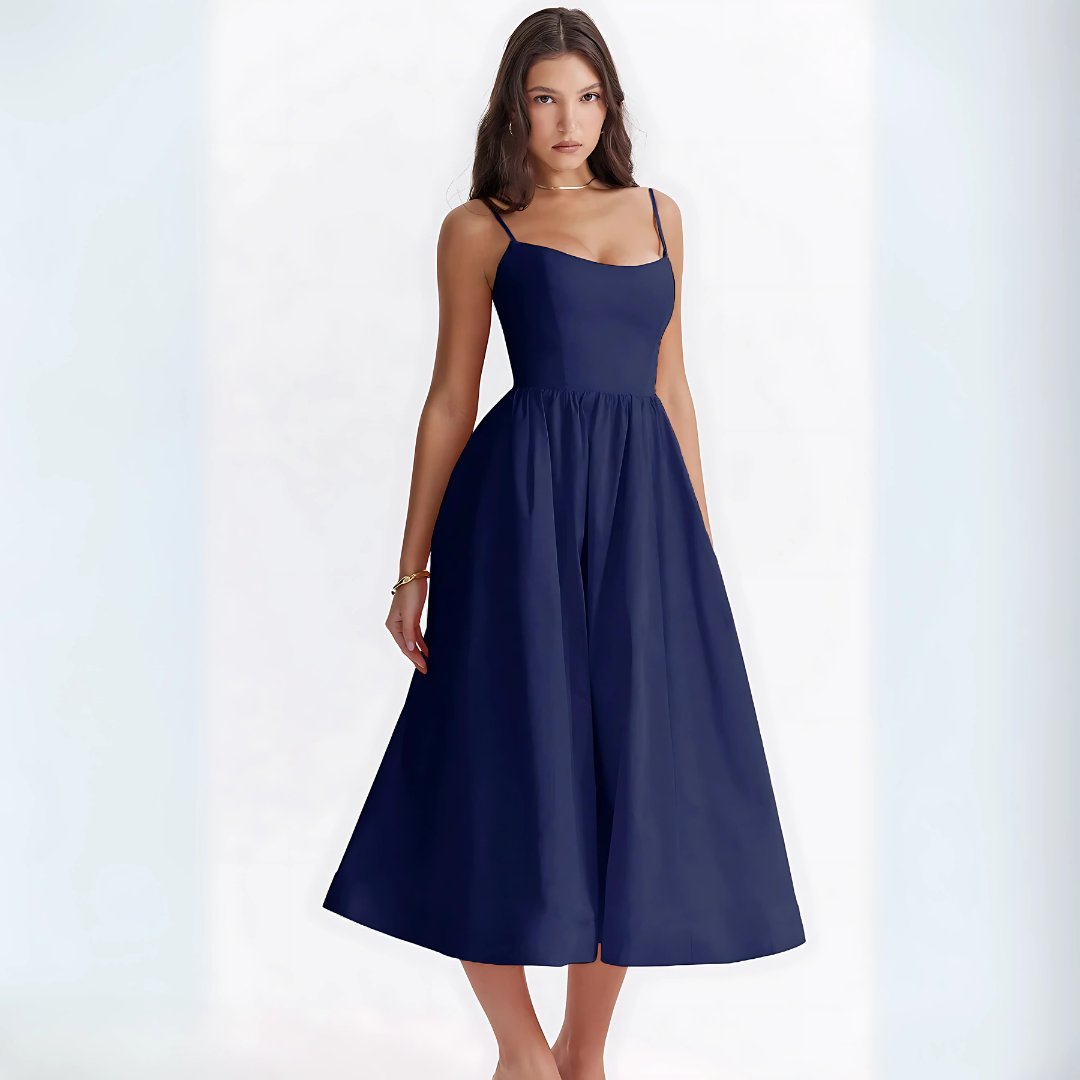 Damen Midikleid mit Trägern