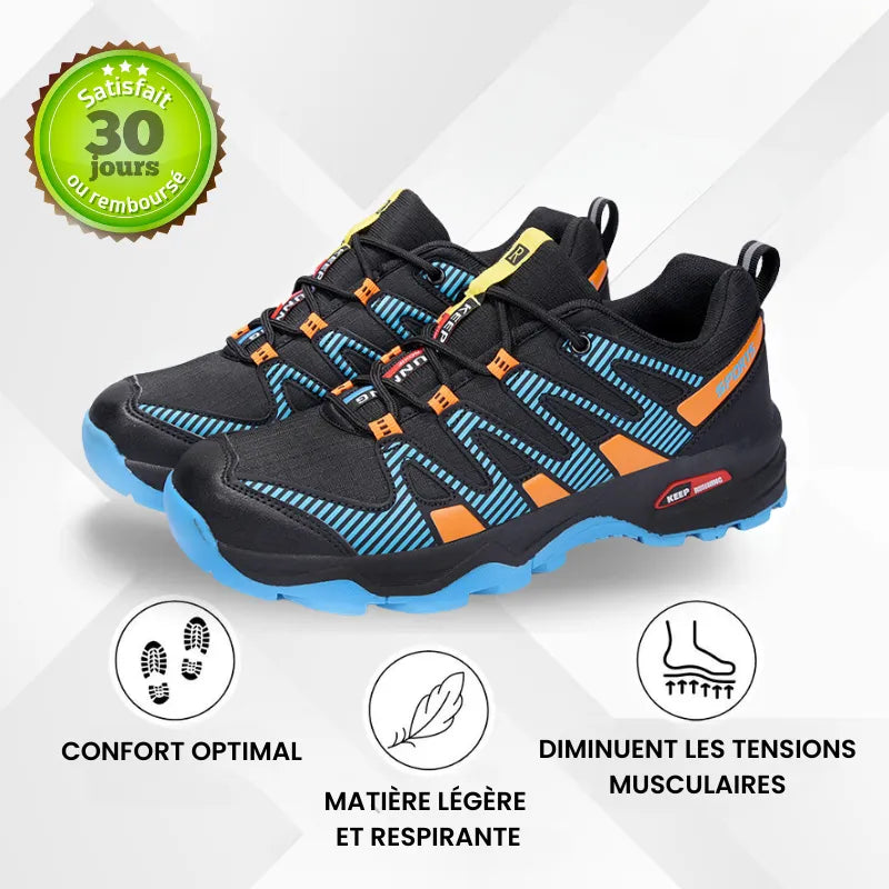 Chaussures de marche antichocs à soutien orthopédique