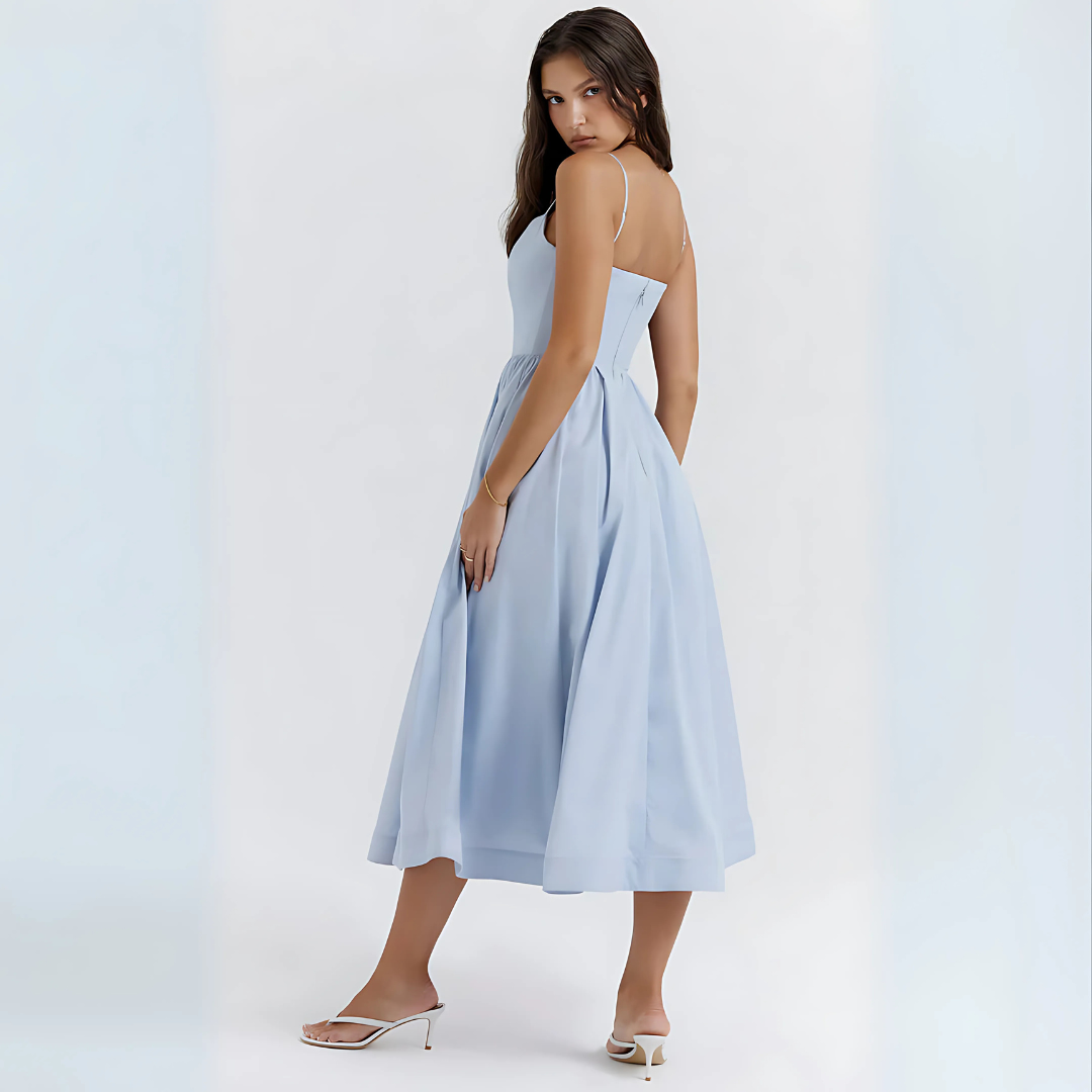 Damen Midikleid mit Trägern