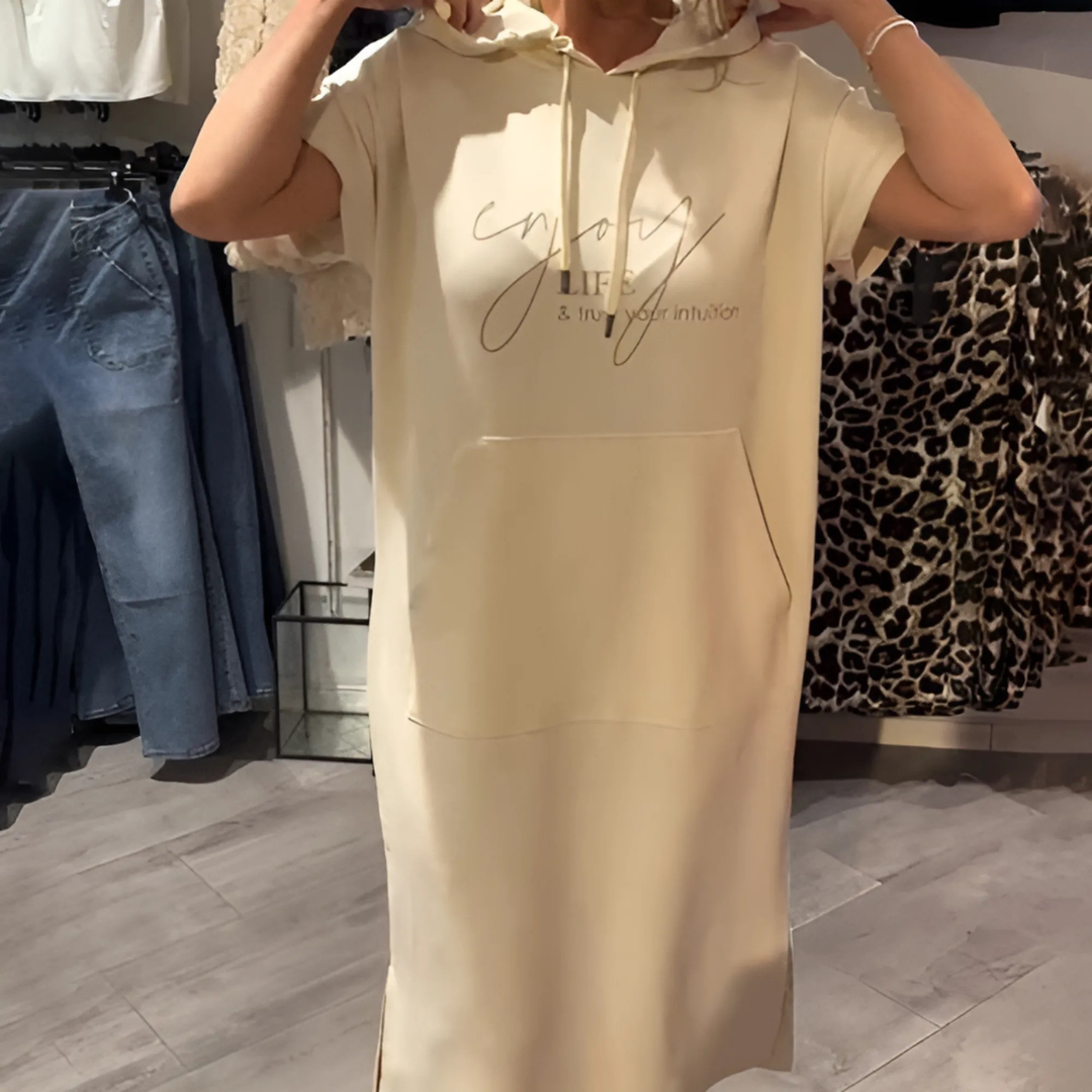 Bequemes Kapuzenkleid für Damen
