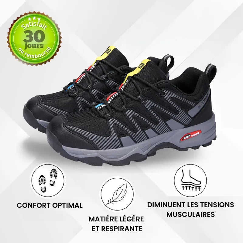 Chaussures de marche antichocs à soutien orthopédique