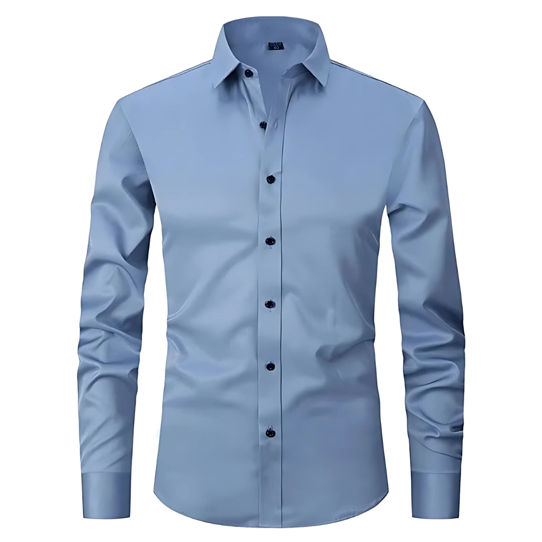 Chemise Homme Slim Respirante & Anti-Froissement
