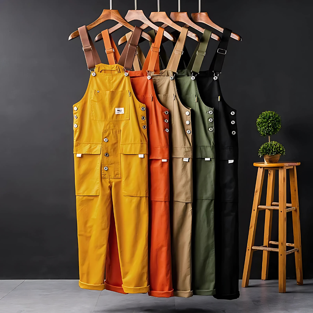 Salopette en coton coupe décontractée