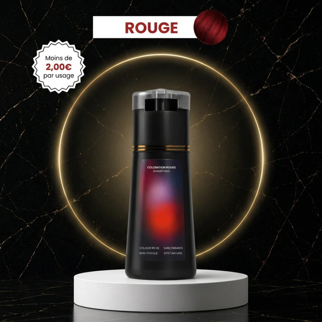 Sofort-Färbe-Shampoo für weiße und graue Haare