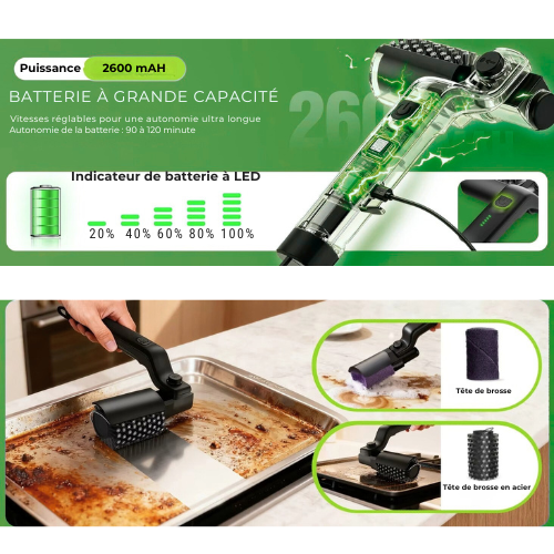 Brosse Électrique de Nettoyage pour Barbecue