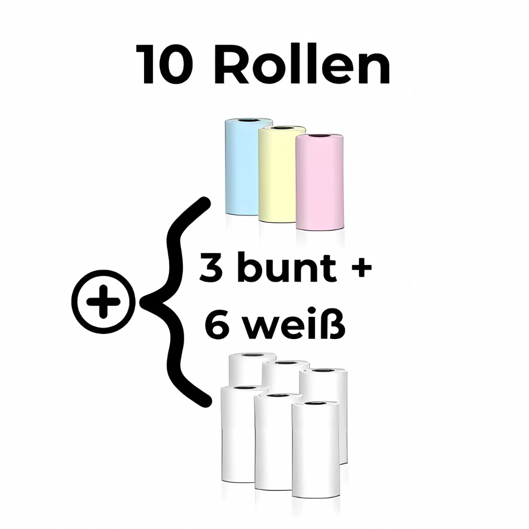 Imprimante thermique mini portable pour notes et étiquettes