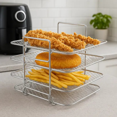 Edelstahl Rack für Heißluftfritteuse