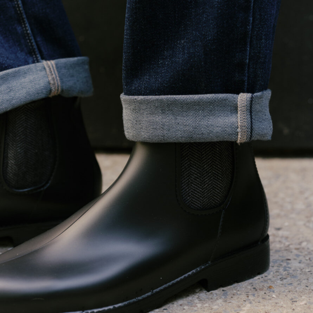 Bottes Chelsea Noires Imperméables