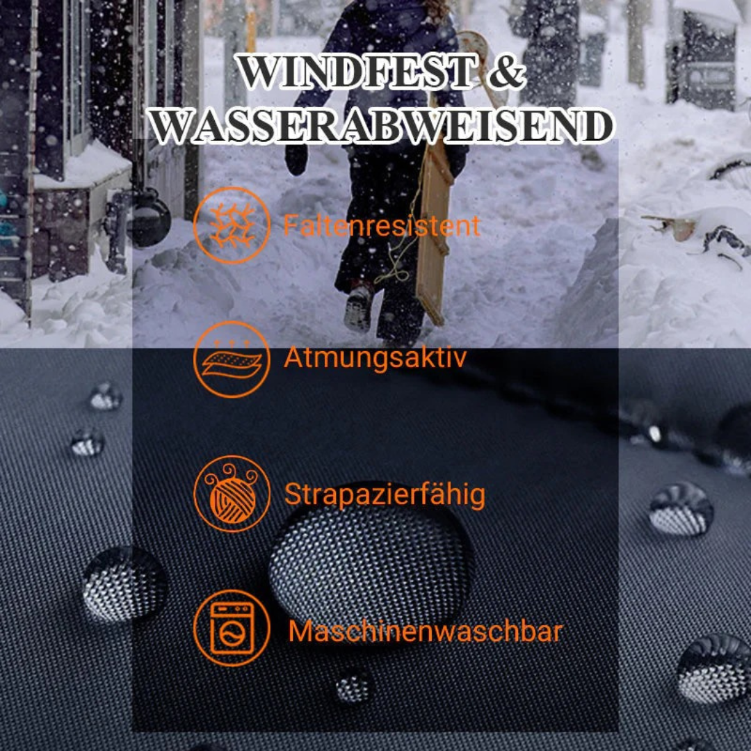Damen Wintermantel mit Kunstfellkapuze