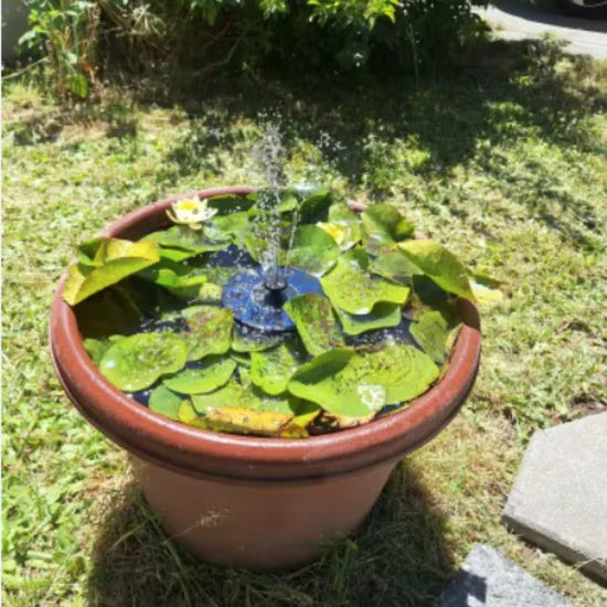 Solarbrunnen für Balkon, Garten & Terrasse