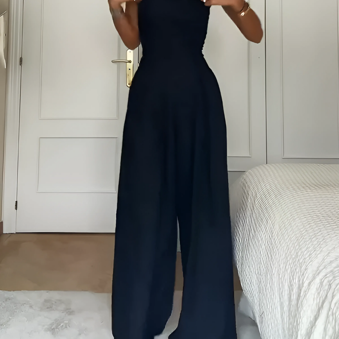 Combinaison bustier fluide pour silhouette élégante