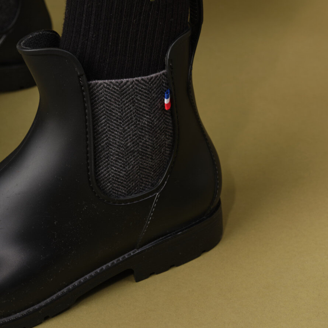 Bottes Chelsea Noires Imperméables