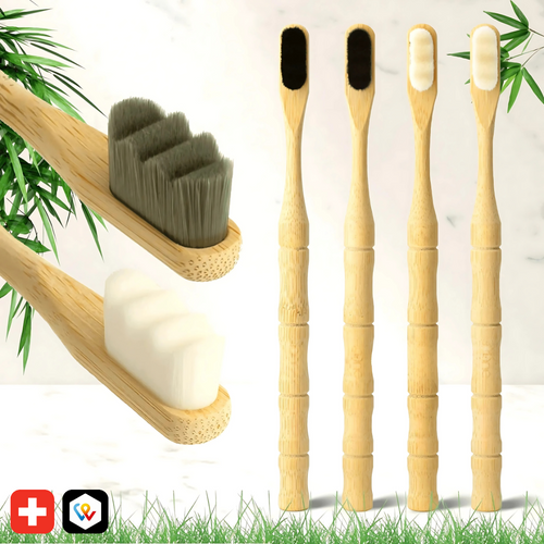 Brosse à dents nano douce en bambou