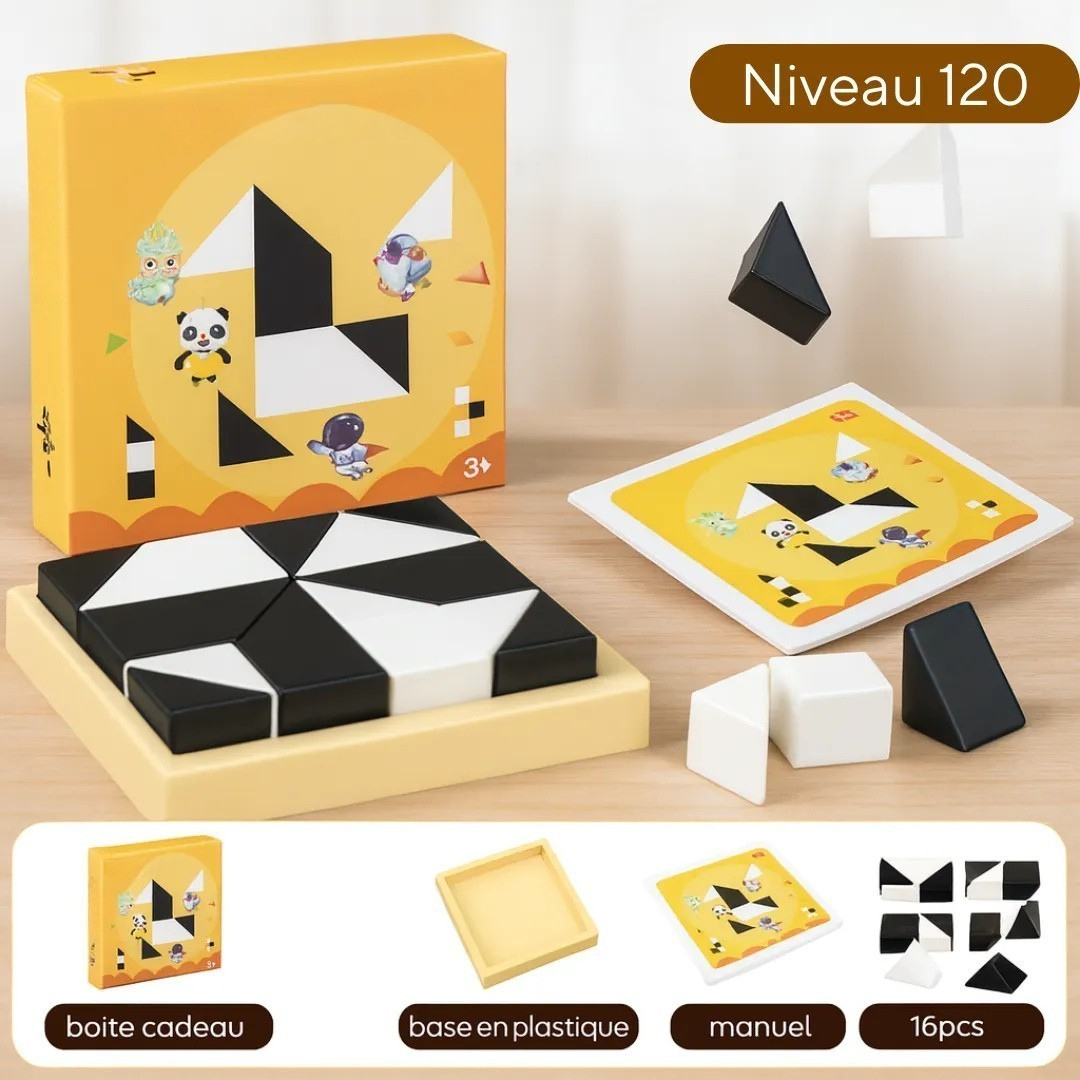 Mini puzzle éducatif en bois