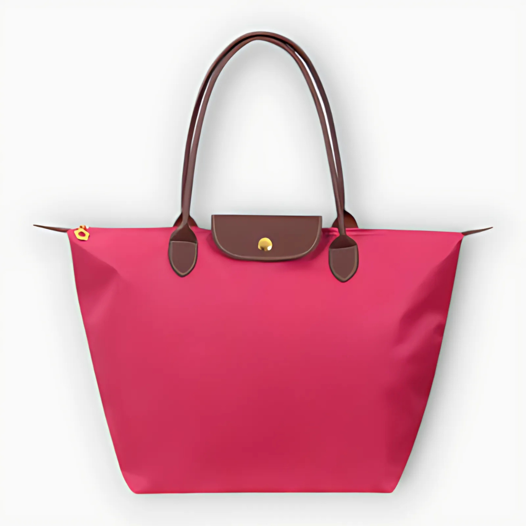 Elegante Oxford-Tasche mit Ledergriffen