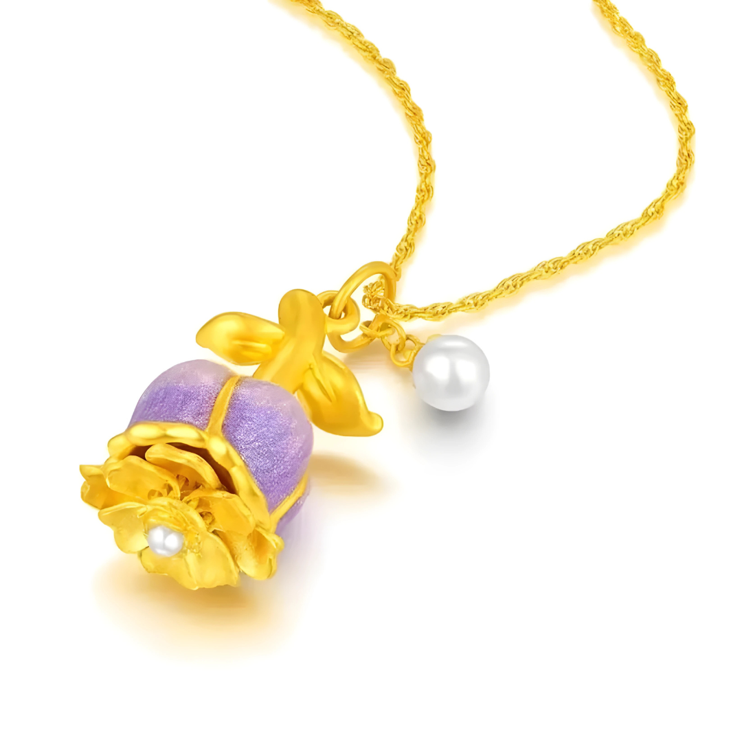 Elegante Rosen-Halskette