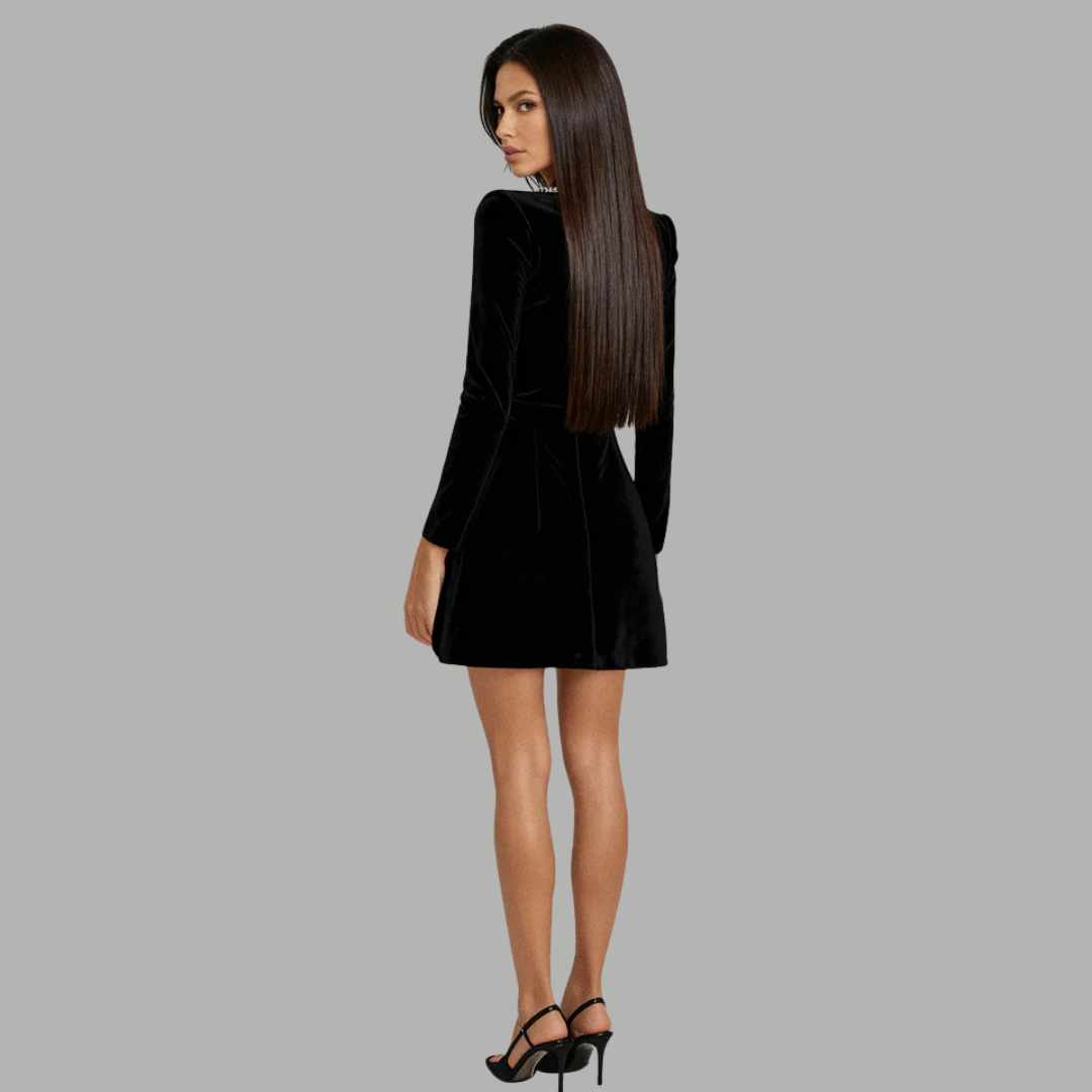 Elegantes Kristall-Minikleid