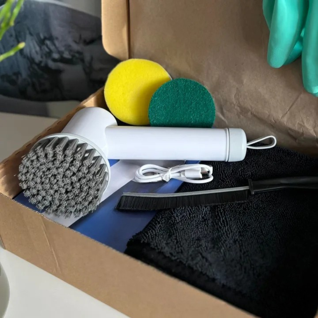 Kit de nettoyage avec brosse électrique puissante