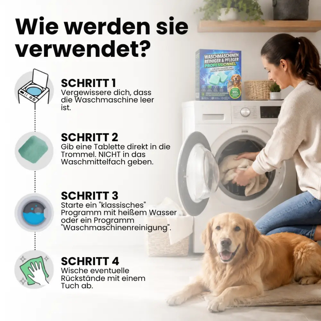 Waschmaschinen-Reinigungstabletten