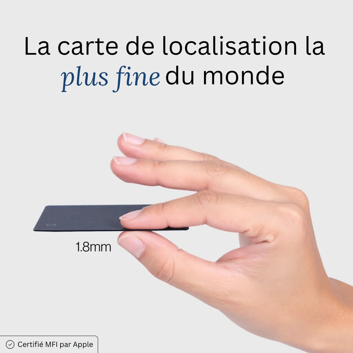 Carte de Suivi Ultra-Fine avec Apple Find My