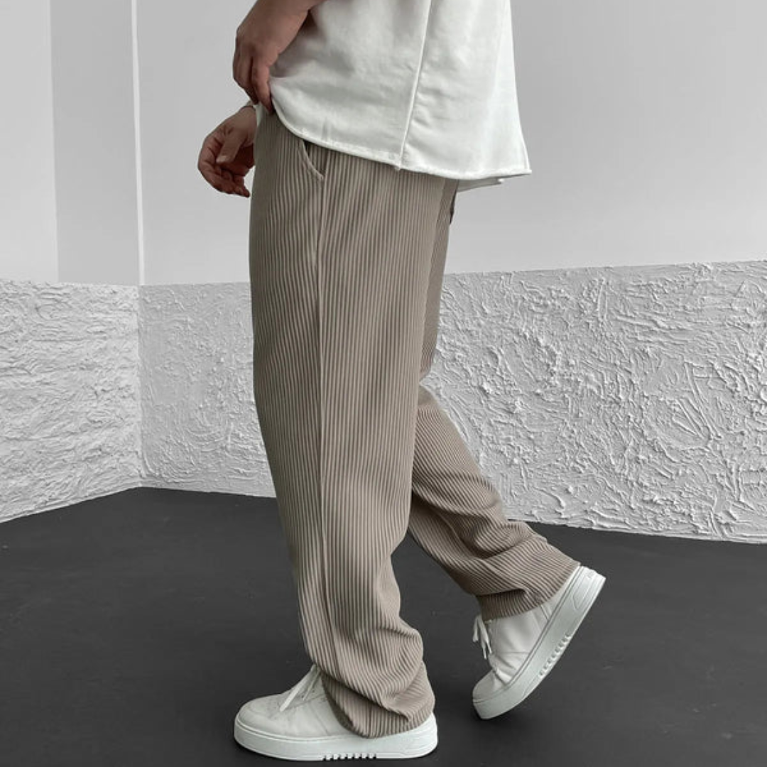 Pantalon Côtelé Décontracté Homme