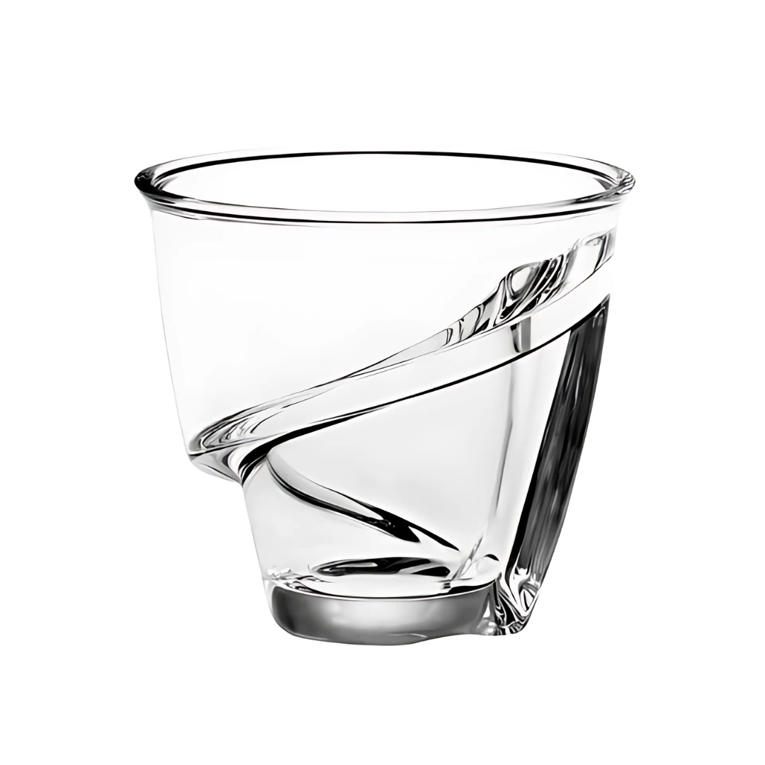 Verres torsadés double paroi