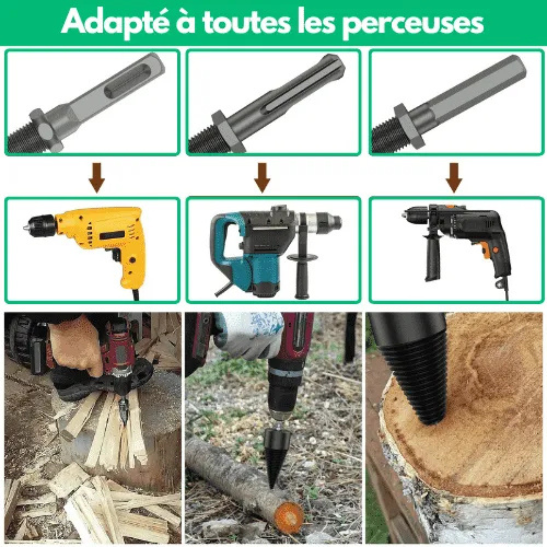 Fendeur de bûches à spirale