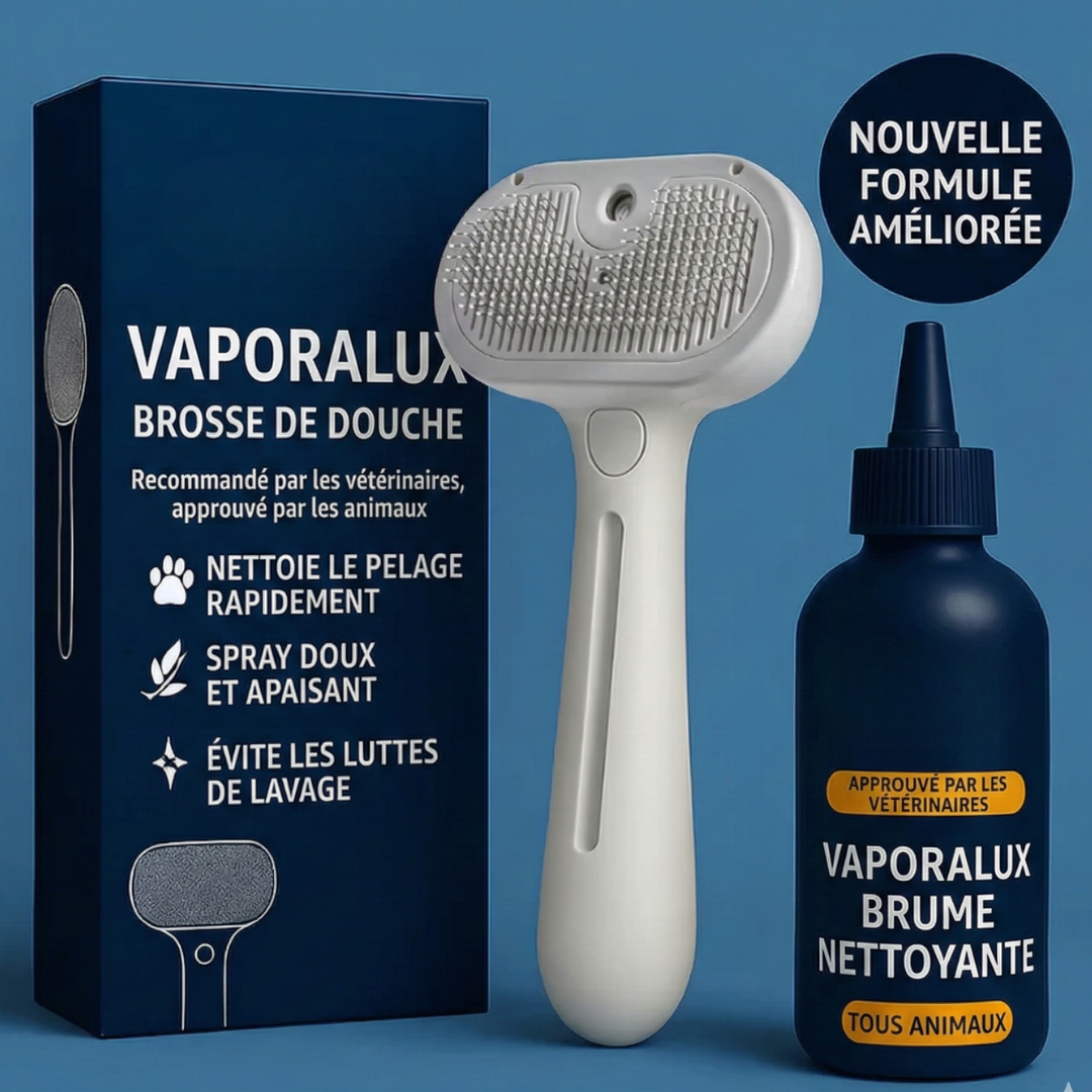 3-in-1-Dampf-Pflegebürste für Haustiere