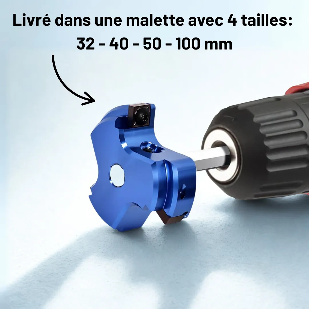 Ébavureur rotatif PVC