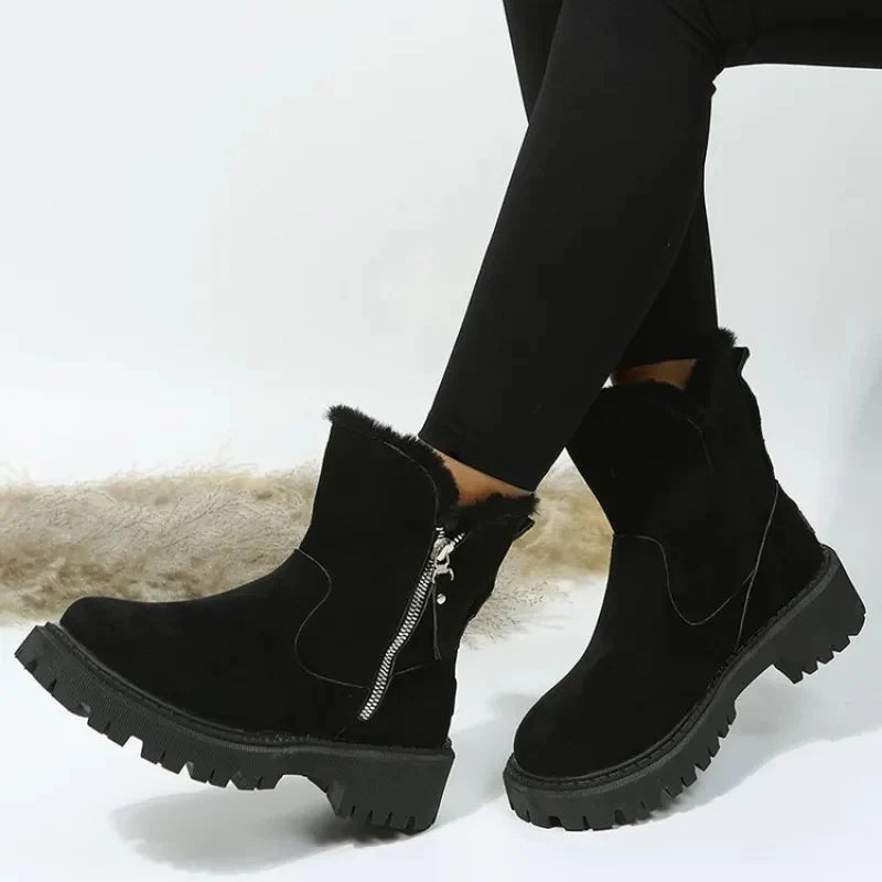 Bottes d'hiver chaudes avec doublure
