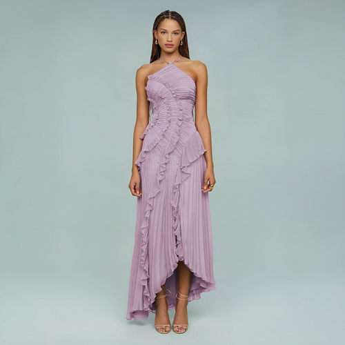 Fliederfarbenes Sommerkleid