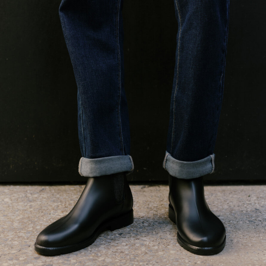 Bottes Chelsea Noires Imperméables