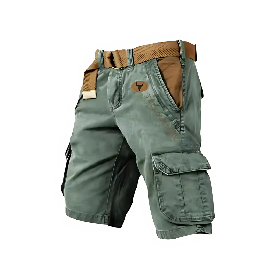 Herren Cargo-Shorts mit 6 Taschen – Robuste Freizeithose