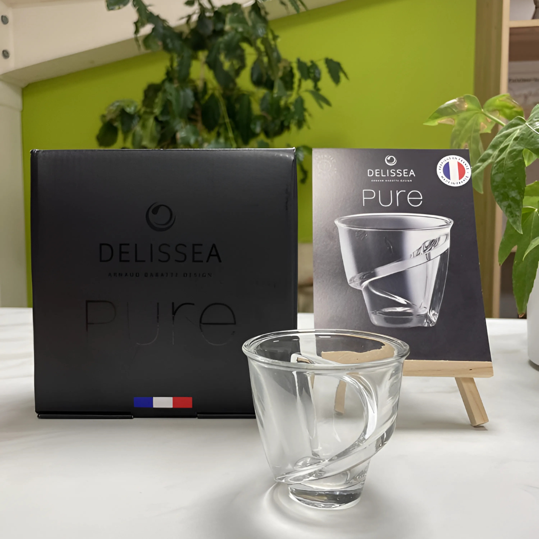 Verres torsadés double paroi