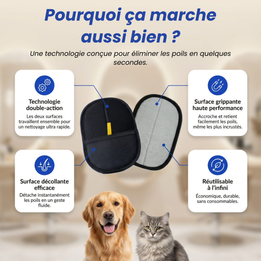 Wiederverwendbarer Fusselentferner für Sofas und Kleidung