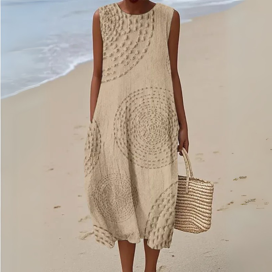 Robe longue bohème ample