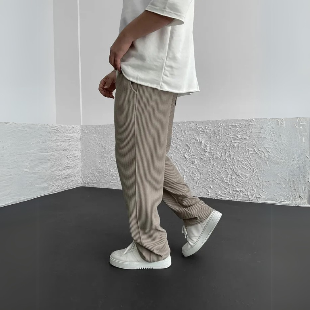 Ripp-Hose mit lockerem Sitz