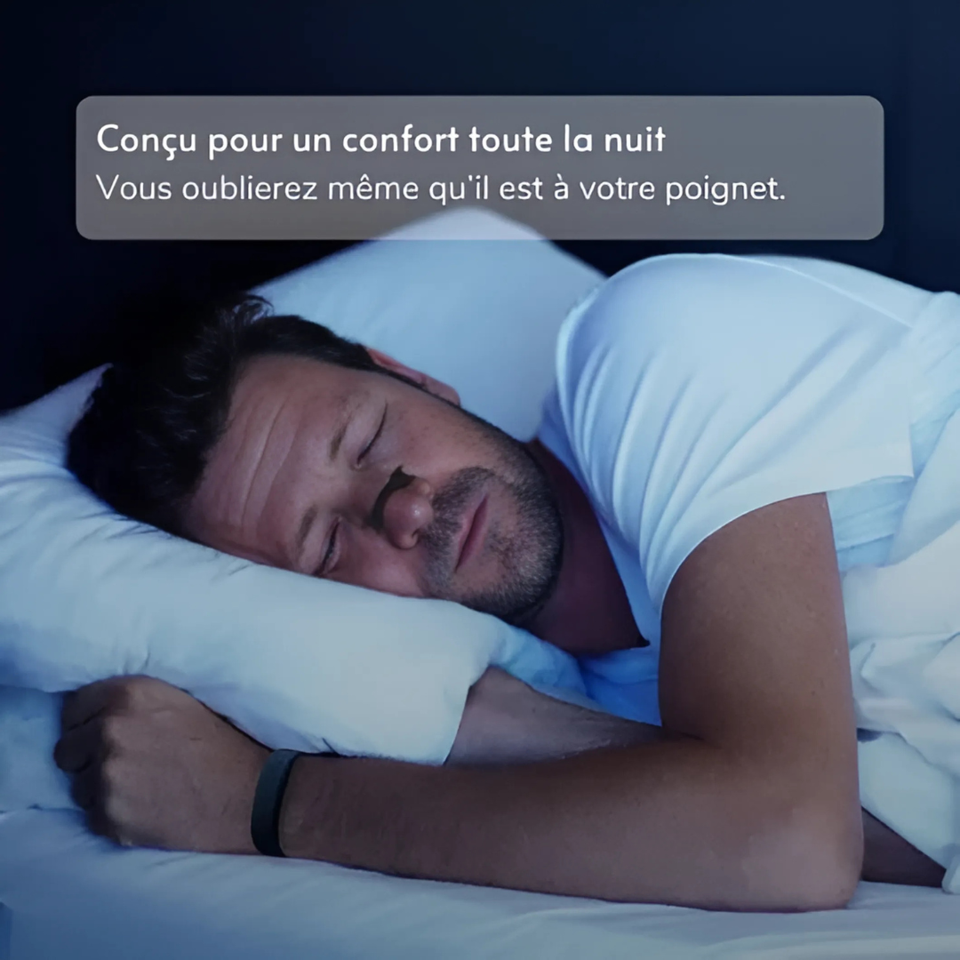 Bracelet intelligent de réveil silencieux