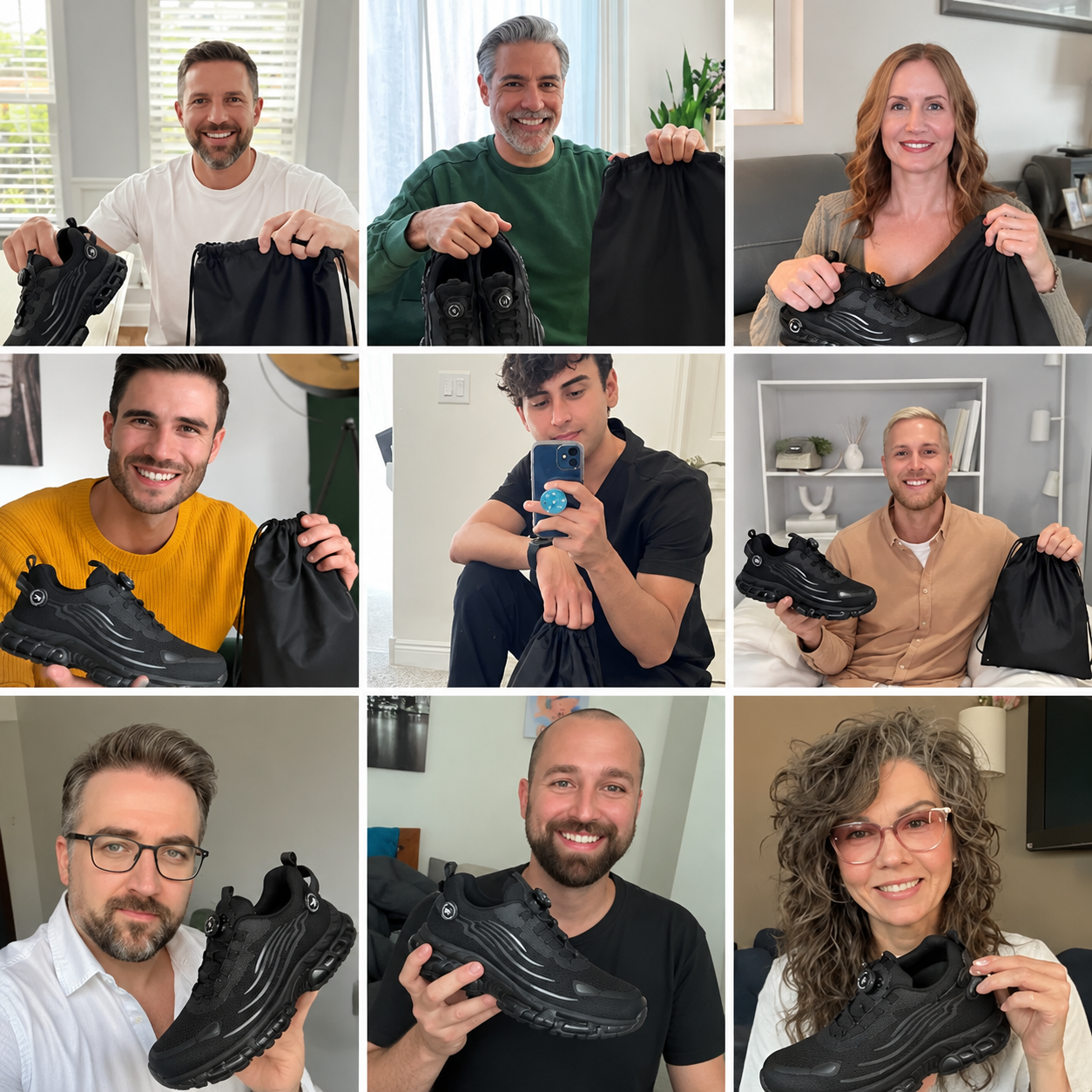 Leichte Schuhe mit Schnellverschluss