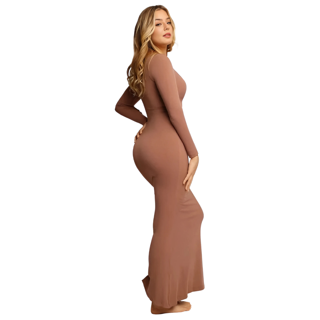 Robe courte sculptante femme