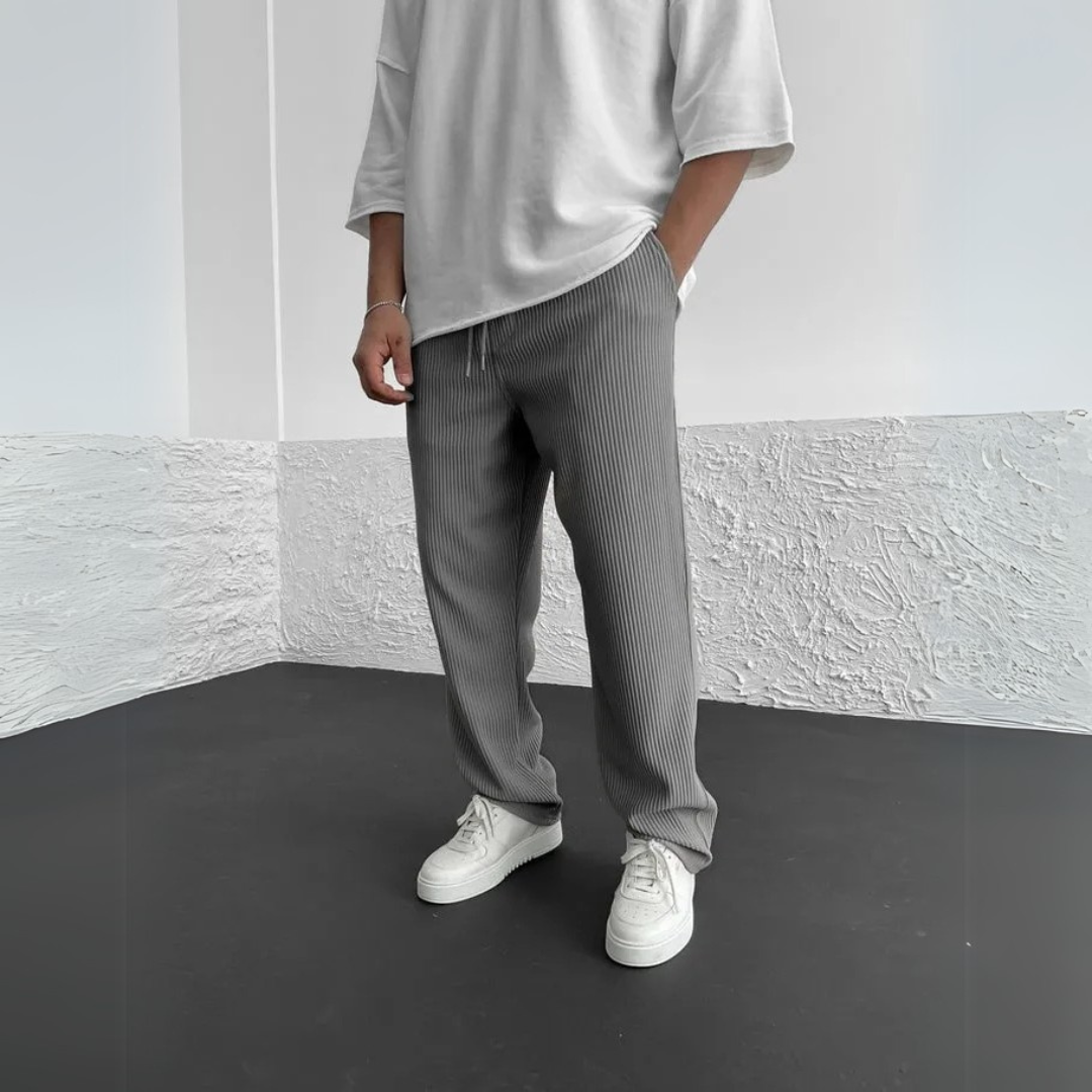 Ripp-Hose mit lockerem Sitz