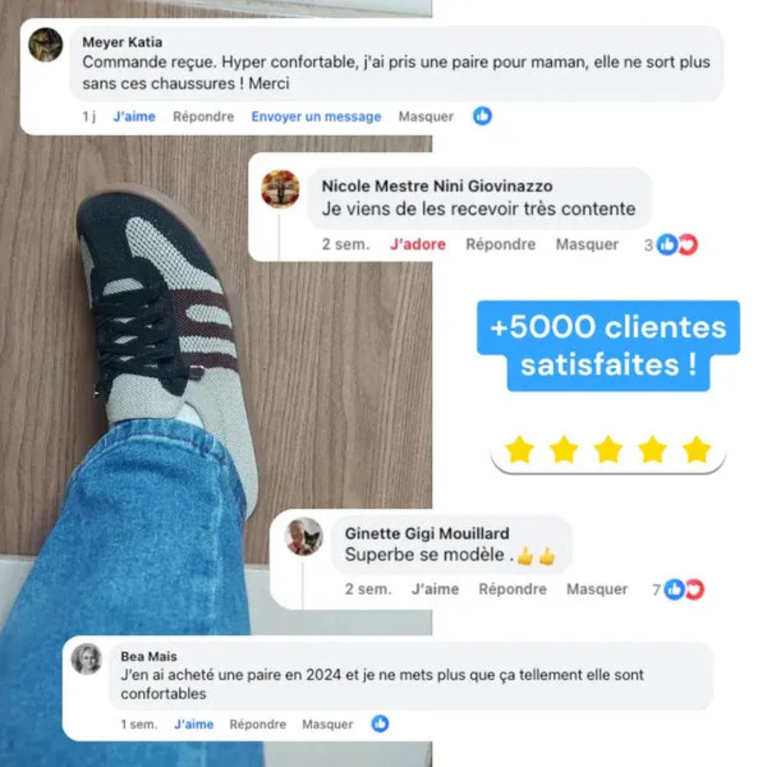 Baskets orthopédiques femme