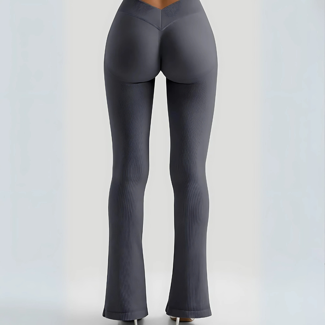 Figurformende Leggings mit Schlag
