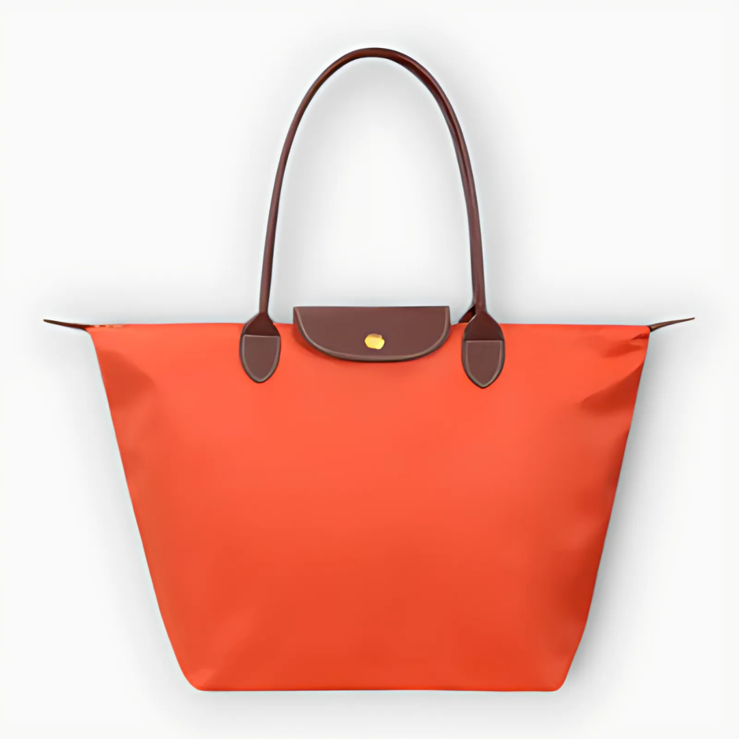 Elegante Oxford-Tasche mit Ledergriffen