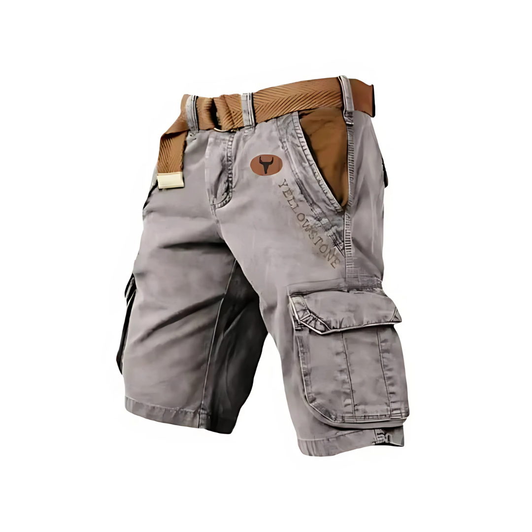 Herren Cargo-Shorts mit 6 Taschen – Robuste Freizeithose
